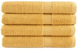 vidaXL Prosoape premium SOLUND 4 buc auriu 100x200cm 600gsm GartenMobel Dekor (137294) Prosop
