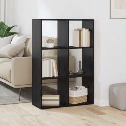 vidaXL Dulap pentru carti Negru 69, 5 x 29 x 103, 5 cm Lemn compozit GartenMobel Dekor (879665) Biblioteca