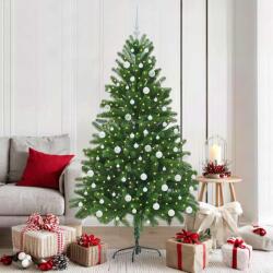 vidaXL Brad de Craciun cu 300 LED cu suport Verde 180 cm PE GartenMobel Dekor (3396334)