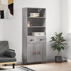 vidaXL Dulap înalt, gri sonoma, 69, 5x34x180 cm, lemn compozit GartenMobel Dekor (3200495) Comoda