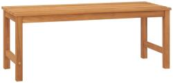 vidaXL Banca de gradina, 114 cm, lemn masiv de tec GartenMobel Dekor (316626)