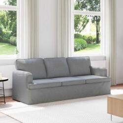 vidaXL Canapea Gri deschis 142 x 80 x 85 cm Metal GartenMobel Dekor (42024497) Canapea