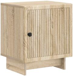 vidaXL Noptiera stejar sonoma 43x34, 5x50 cm din lemn prelucrat, stil vintage (893879)