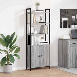 vidaXL Dulap pentru carti Gri Sonoma 60 x 24 x 161 cm Lemn compozit GartenMobel Dekor (883859) Biblioteca