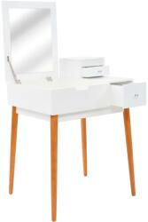 vidaXL Masa de toaleta cu oglinda, MDF, 60x50x86 cm GartenMobel Dekor (245752)