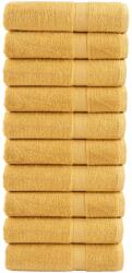 vidaXL Prosoape de maini premium SOLUND 10 buc auriu 50x100cm 600gsm GartenMobel Dekor (137283) Prosop