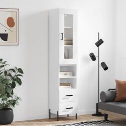 vidaXL Dulap înalt, alb, 34, 5x34x180 cm, lemn prelucrat GartenMobel Dekor (3199305) Comoda