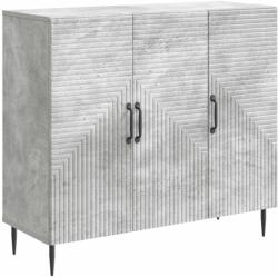 vidaXL Bufet Gri Beton 89 x 34, 5 x 80 cm Lemn prelucrat GartenMobel Dekor (894878) Comoda