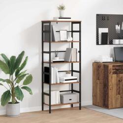 vidaXL Raft pentru carti Lemn Vechi 60 x 29, 5 x 149 cm Lemn compozit GartenMobel Dekor (883932) Biblioteca