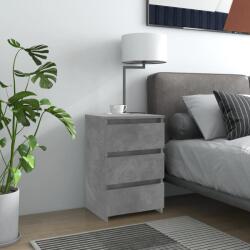 vidaXL Noptiera, gri beton, 40x35x62, 5 cm, lemn compozit GartenMobel Dekor (806219)