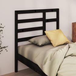 vidaXL Tablie de pat, negru, 96x4x104 cm, lemn masiv de pin GartenMobel Dekor (818124)