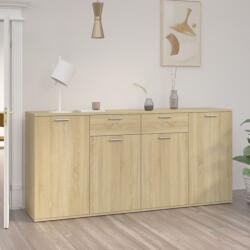 vidaXL Servanta, stejar Sonoma, 160x36x75 cm, lemn prelucrat GartenMobel Dekor (3074930) Comoda