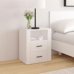vidaXL Noptiera, alb, 50x36x60 cm, lemn compozit GartenMobel Dekor (816728)