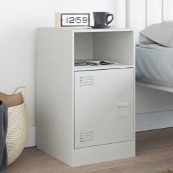 vidaXL Noptiera, alb, 34, 5x39x62 cm, otel GartenMobel Dekor (841773)