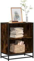 vidaXL Biblioteca, stejar fumuriu, 60x35x76 cm, lemn prelucrat GartenMobel Dekor (849101) Biblioteca