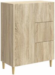vidaXL Bufet cu sertar Stejar Sonoma 66 x 34, 5 x 90 cm Lemn prelucrat GartenMobel Dekor (894627) Comoda
