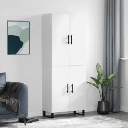 vidaXL Dulap înalt, alb, 69, 5x34x180 cm, lemn compozit GartenMobel Dekor (3195699) Comoda