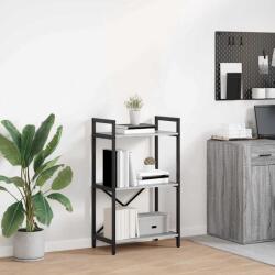 vidaXL Raft pentru carti Gri Sonoma 56 x 34 x 96 cm Lemn compozit GartenMobel Dekor (883877) Biblioteca