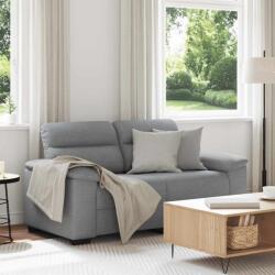 vidaXL Canapea cu 2 locuri, tesatura gri deschis, 160x81x84 cm GartenMobel Dekor (4105297) Canapea