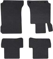 vidaXL Covor pentru masina 4 pcs Negru Cauciuc GartenMobel Dekor (42029153)