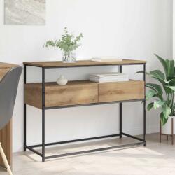 vidaXL Masa de consola cu sertar Stejar Artizanal 100 x 40 x 75 cm GartenMobel Dekor (882228)