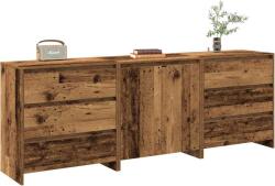 vidaXL Bufeta 3 piese Lemn vechi Lemn prelucrat GartenMobel Dekor (3329179) Comoda