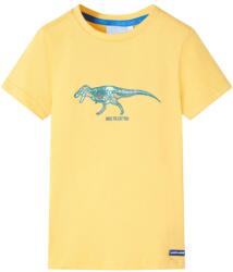 vidaXL Tricou pentru copii, ocru deschis, 128 GartenMobel Dekor (11737)