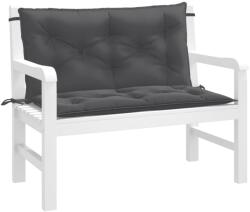 vidaXL Perna banca de gradina 2 buc melanj antracit 100x50x7 cm textil GartenMobel Dekor (4002585)