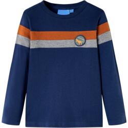 vidaXL Tricou pentru copii cu maneci lungi, bleumarin, 116 GartenMobel Dekor (12851)