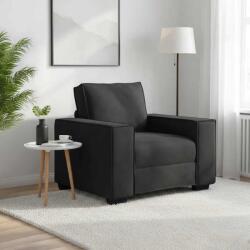 vidaXL Canapea scaun negru 100x78x84 cm catifea GartenMobel Dekor (4105005) Canapea