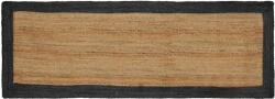 vidaXL Covor modern din iuta gri închis 80x200 cm pentru living si hol (42010685) Covor