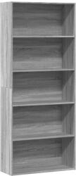 vidaXL Biblioteca, gri sonoma, 80x30x189 cm, lemn prelucrat GartenMobel Dekor (3314674) Biblioteca
