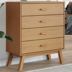 vidaXL Dulap cu sertar „OLDEN, maro, lemn masiv de pin GartenMobel Dekor (358588) Comoda