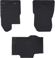 vidaXL Covor pentru masina 3 pcs Negru Cauciuc GartenMobel Dekor (42029117)