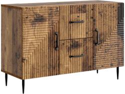 vidaXL Bufet cu sertar Lemn vechi 89 x 34, 5 x 60 cm Lemn prelucrat GartenMobel Dekor (894893) Comoda