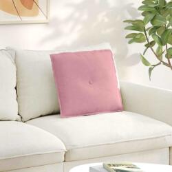vidaXL Perna pentru spate Roz 50 x 45 cm Tesatura din corduroy GartenMobel Dekor (42014636)