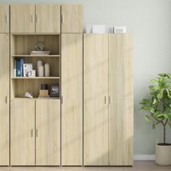 vidaXL Dulap depozitare slim stejar sonoma 30x42, 5x225cm lemn compozit GartenMobel Dekor (3281261) Comoda