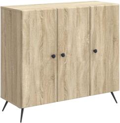 vidaXL Bufet Stejar Sonoma 89 x 34, 5 x 80 cm Lemn prelucrat GartenMobel Dekor (895567) Comoda