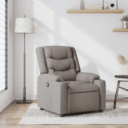 vidaXL Fotoliu rabatabil, gri taupe, material textil GartenMobel Dekor (4019926)
