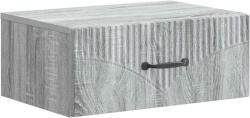 vidaXL Noptiera suspendata gri Sonoma cu sertar, 49 x 34, 5 x 20 cm (898967)
