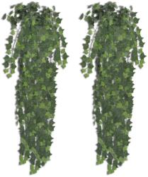 vidaXL Tufis de iedera artificiala, 2 buc. , verde, 90 cm GartenMobel Dekor (241366)