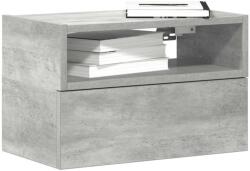 vidaXL Noptiera de perete, gri beton, 45x26x28, 5 cm GartenMobel Dekor (858602)