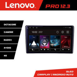 Lenovo Navigatie Ford Transit 2019+ cu ecran de fabrica, Lenovo PRO 12.3 QLED 4+64GB 4G (KIT-transit-2019-b+PRO-12.3-4+64)