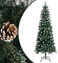 vidaXL Brad de Craciun artificial cu suport, verde, 240 cm, PVC GartenMobel Dekor (345177)