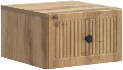 vidaXL Noptiera suspendata cu sertar, stejar artizanal, 33 x 34, 5 x 20 cm (897933)
