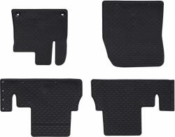 vidaXL Covor pentru masina 4 pcs Negru Cauciuc GartenMobel Dekor (42029110)