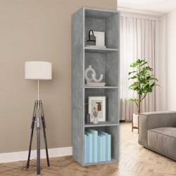vidaXL Biblioteca/Dulap TV, gri beton, 36x30x143 cm, lemn prelucrat GartenMobel Dekor (800148) Biblioteca