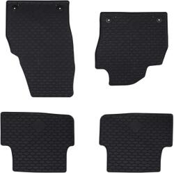 vidaXL Covor pentru masina 4 pcs Negru suitable for VW POLO 2021- GartenMobel Dekor (42029092)