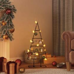 vidaXL Brad de Craciun din metal pentru decor, negru, 60 cm GartenMobel Dekor (359588)