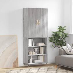 vidaXL Dulap înalt, gri sonoma, 69, 5x34x180 cm, lemn compozit GartenMobel Dekor (3196057) Comoda